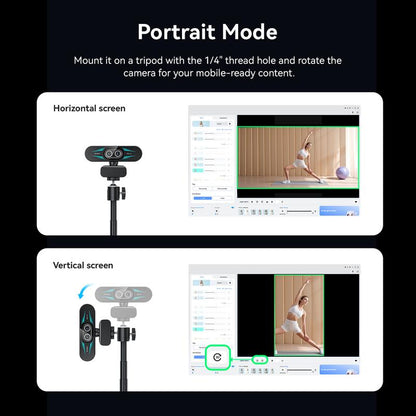 Elevate Your Streaming Experience with the EMEET C60E 4K Dual Webcam - Featuring 11X Zoom, RGB Lights, and Remote Control for Ultimate Convenience!