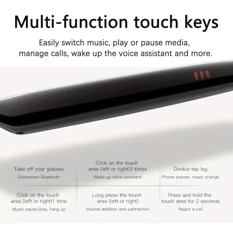 AI Interpretation Smart Glasses,160 Languages, Chat Gpt,Audio Glasses for Men and Women,Microphone and Speaker, HD Voice Calls and HIFI Music Quality,Hands-Free Calling,Color Changing Lens, Suitable for Riding,Driving,Travel,Black Friday & Cyber Monday