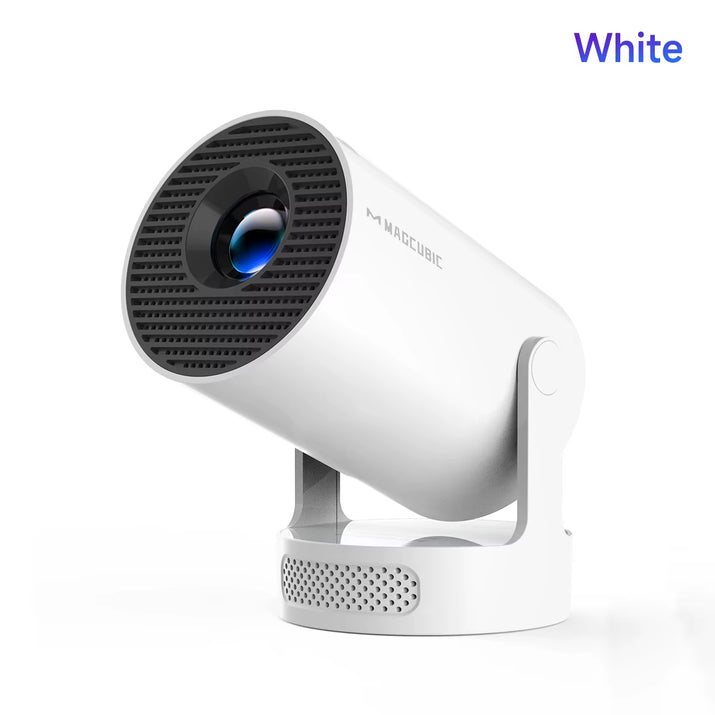 Experience the Future of Home Entertainment with the 8K Wifi6 Projector - Portable Android 14 Mini Projector with Stunning 290 ANSI Lumens and Dual WiFi Connectivity
